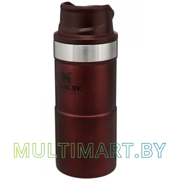 Термокружка Stanley Classic 0.35 л One hand 2.0 10-06440-043 (бордовый)